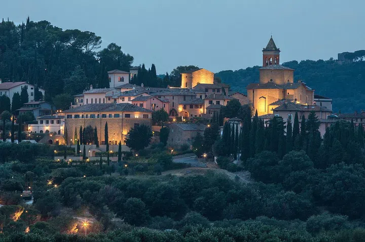Solomeo, the 14th century Perugian hamlet which Brunello Cucinelli himself revived and where his clothing empire is based. (Photo: Brunello Cucinelli)