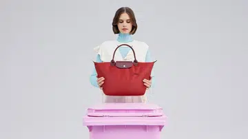 Longchamp Le Pliage Green line