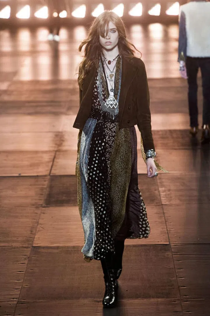 Hedi Slimane's Best Runway Moments At Saint Laurent
