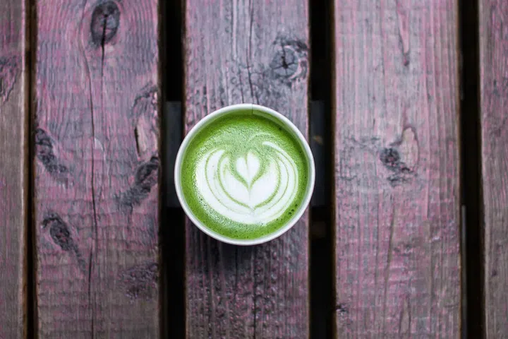 We know it's all about turmeric lattes right now, but you can't deny the energy-giving properties of this green superpower.
Made from ground, dark-green tea leaves (the leaves are grown in special conditions to make them more nutrient dense), matcha gives the same boost as a cup of coffee, but it lasts longer.
Plus, rather than that awful edgy coffee comedown, it promotes mental focus and clarity.
What's not to love?