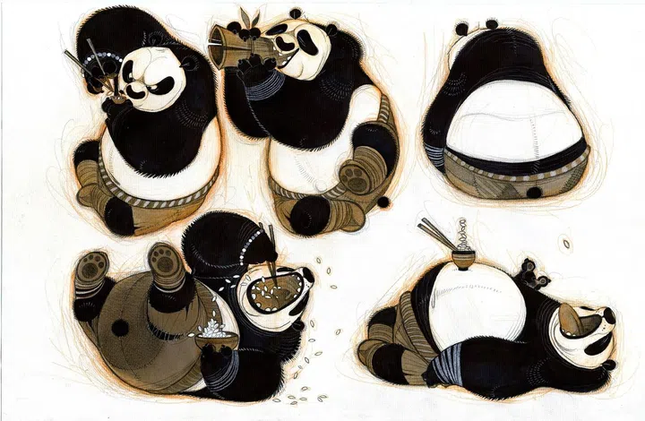 Sketch of Kungfu Panda