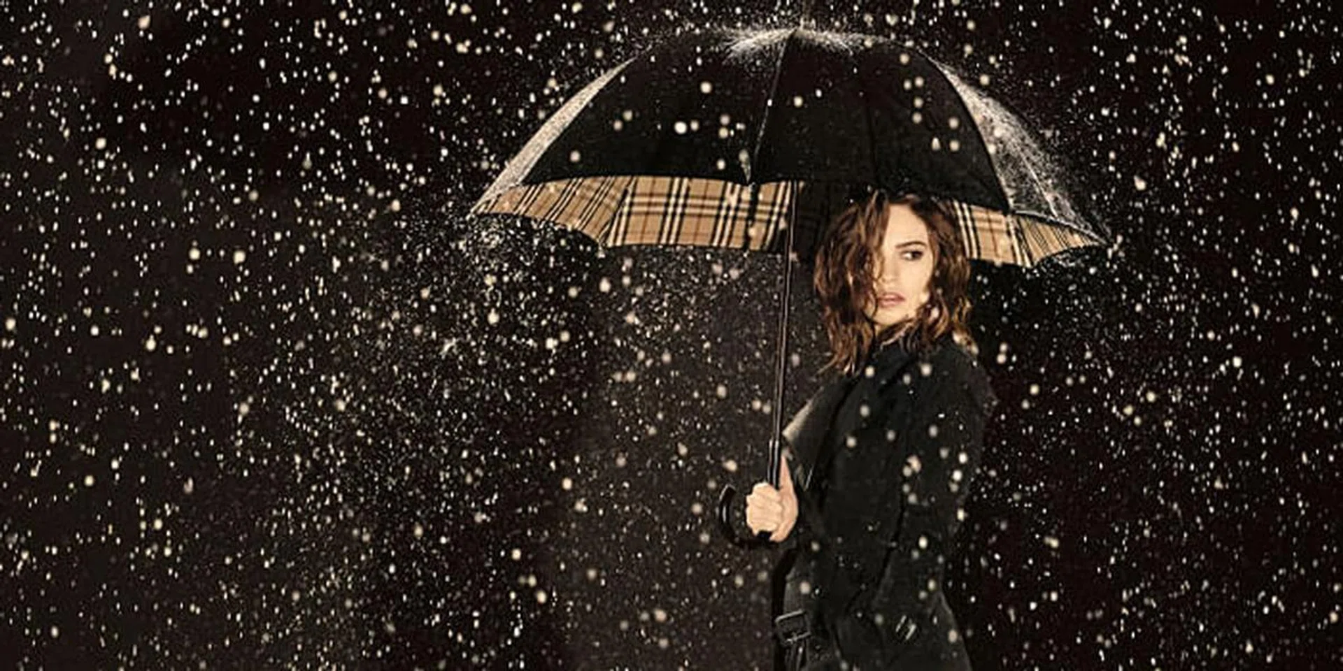 See Lily James' First Burberry Campaign