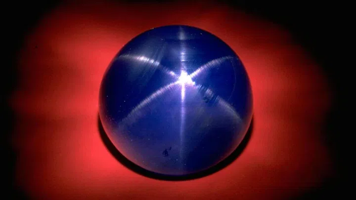 Weighing in at 563 carats, the two-billion-year-old Star of India Sapphire is the largest gem-quality blue star sapphire in the world, according to the American Museum of Natural History.