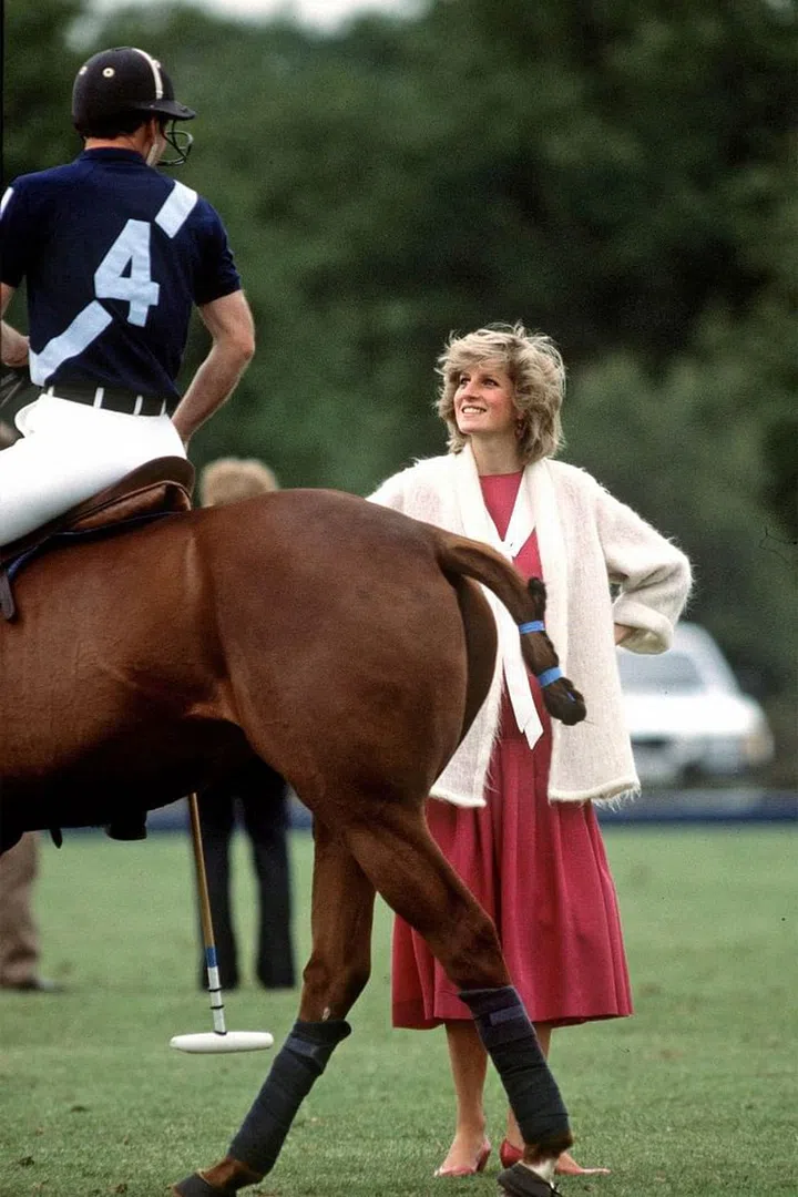 At the Guards Polo Club in Windsor. Photo: Getty 