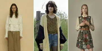 (L-R) Looks from Sea New York (available at Rue Madame), American Vintage and Red Valentino which are available in Takashimaya Shopping Centre.