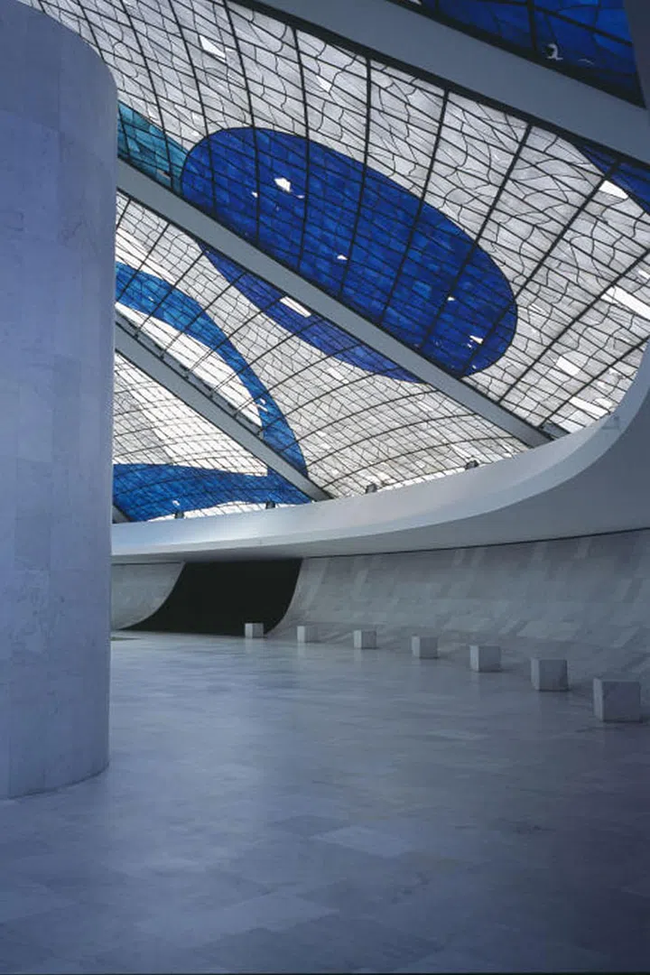 Oscar Niemeyer had a hand in planning the entire city of Brasília, but his best work in Brazil's capital is arguably this stunning cathedral with its massive stained-glass ceiling.