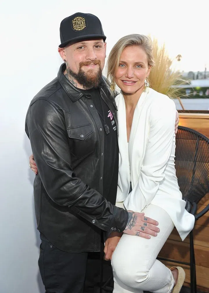 Benji Madden and Cameron Diaz. Photo: Getty