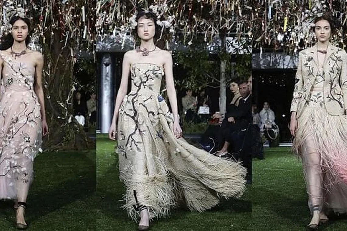 Dior Unveils Stunning Cherry Blossom Inspired Couture Gowns In Tokyo Harper s Bazaar Singapore