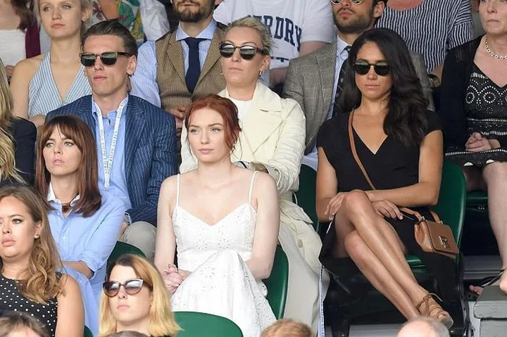 Markle at WImbledon in 2016. Photo: Getty