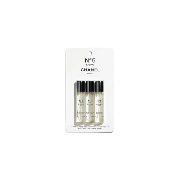 No 5 L'eau Eau de Toilette Purse Spray Refills (Photo: Chanel)