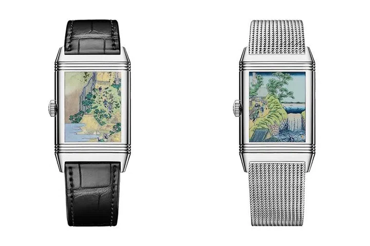 Jaeger-LeCoultre Watches and wonders 2026 | Reverso Tribute Enamel Hokusai Waterfalls