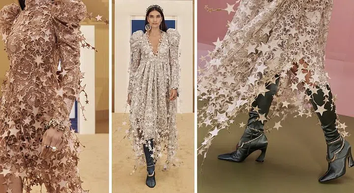Fighting evil by moonlight, winning love by daylight, it’s the Victorian Sailor Moon dress by Zimmermann. (Photos: Getty Images)

