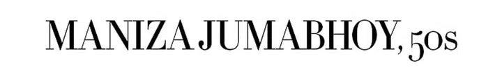 MANIZA JUMABHOY