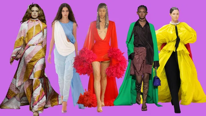 Photos (from left): Fendi, LOEWE, Gucci, Valentino and Richard Quinn