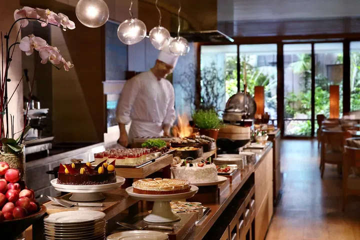 Afternoon tea spread at 10 Scotts 