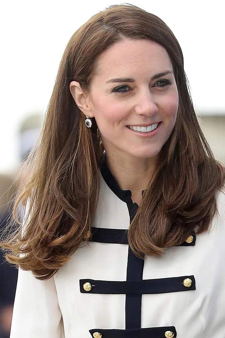 The Duchess's long layers add lots of pretty volume.