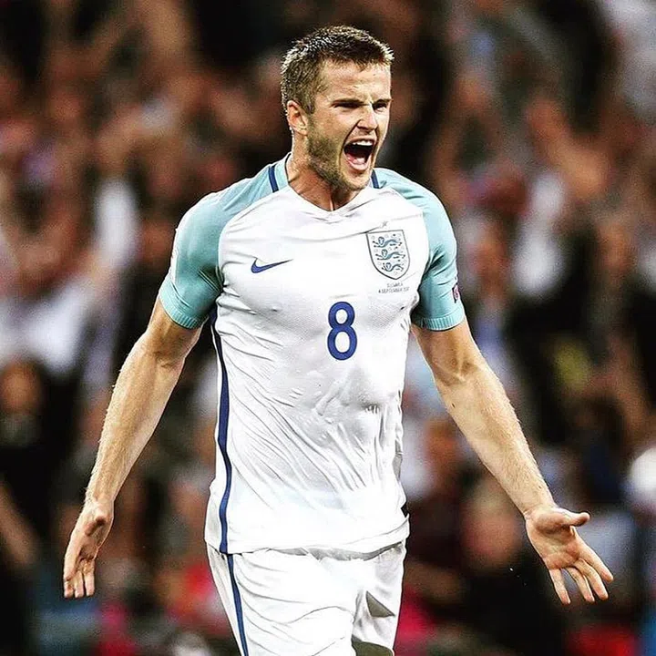Playing for England.
Photo: Getty