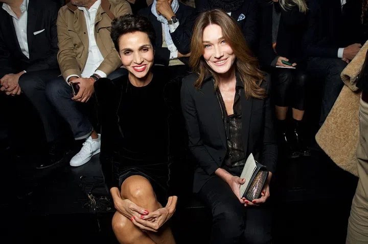 Farida Khelfa & Carla Bruni