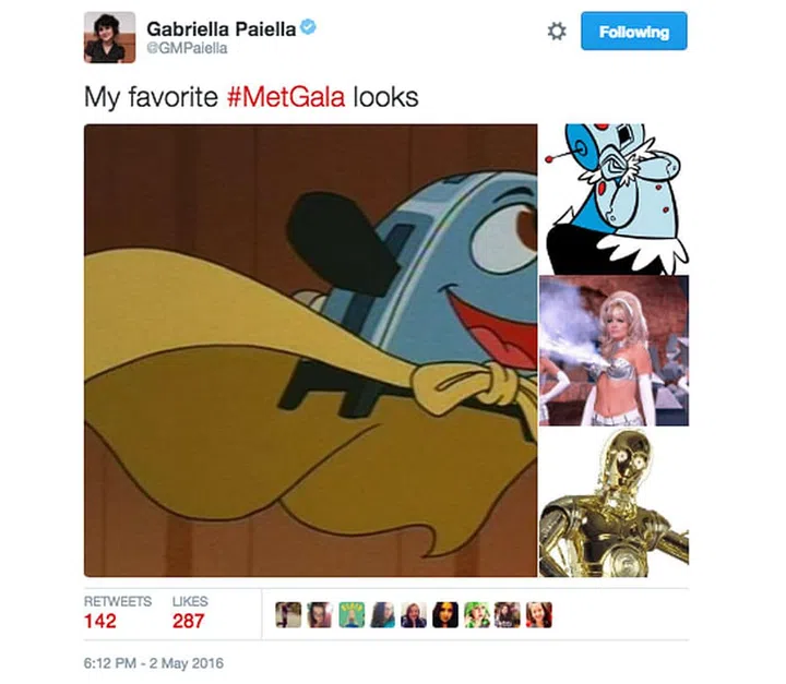 The 26 Funniest Tweets About The 2016 Met Gala