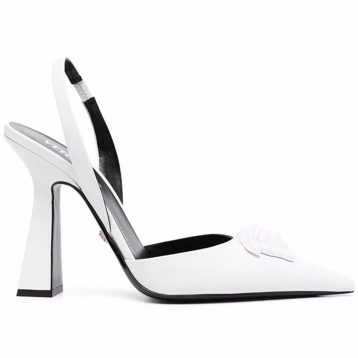 La Medusa Slingback Pumps, $1,520, Versace at Farfetch