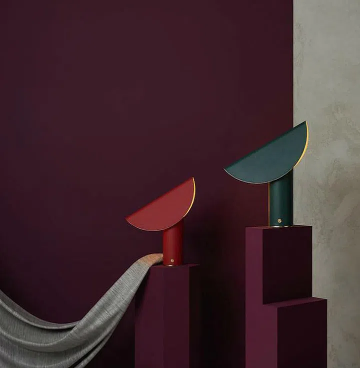 Featuring clean lines and a sleek aesthetic. Armani Casa's latest collection marries minimalism, sophistication and craftsmanship.

Introduce a pop of colour to a neutral space with these 'Noriko' table lamps, made of thin leather and brass. 