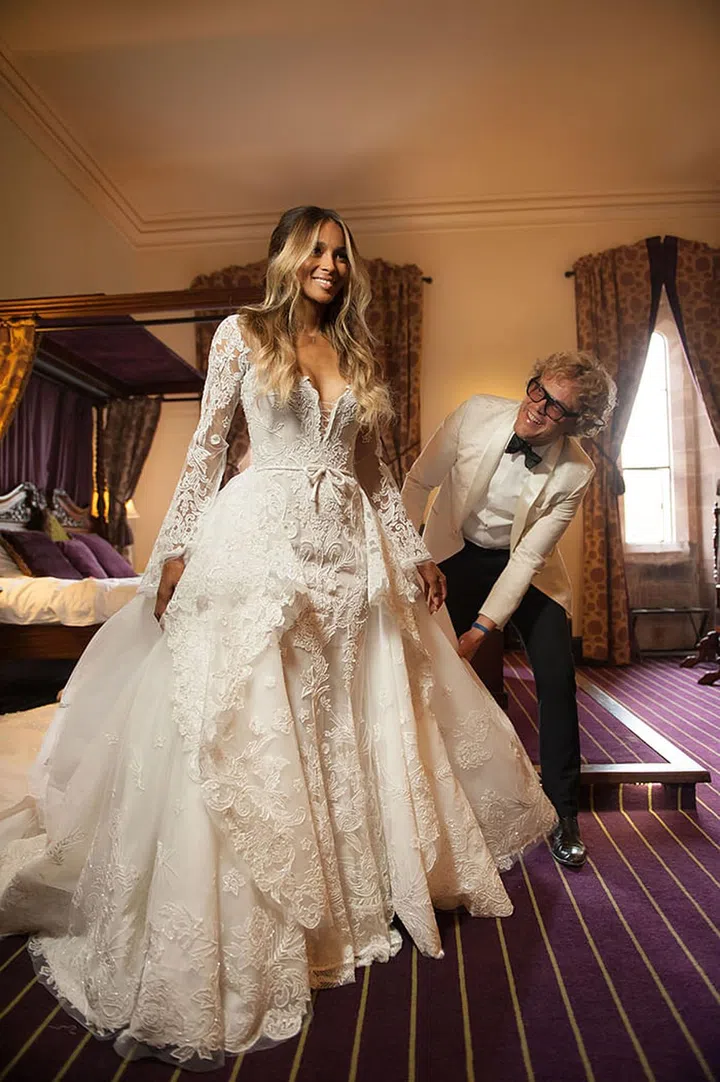 And The Bride Wore... Custom Cavalli Couture