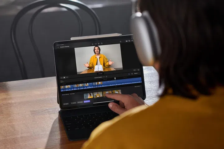 Multicam Video Editing on iPad using Final Cut Pro. Photo: Apple
