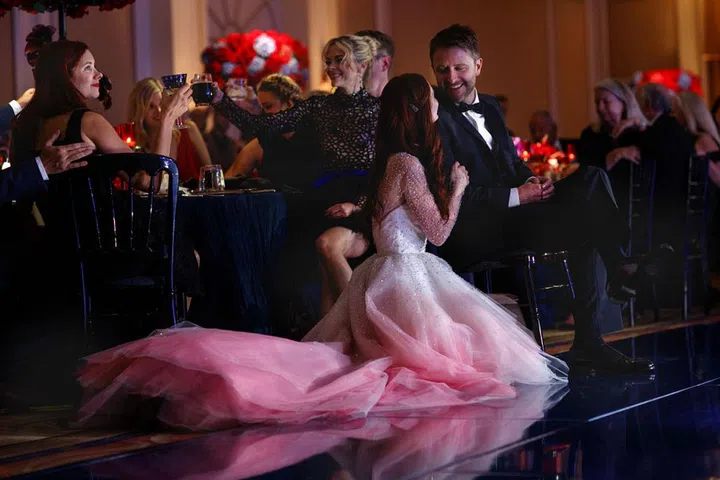"Chris completely swept me off my feet! He has shown me what it feels like to be loved and I love him with all my heart. I feel so fortunate to have married the man of my dreams." Photo: Lara Porzak