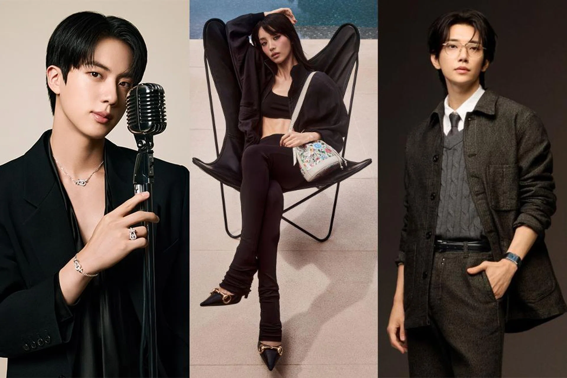 celebrity campaigns 2026 joshua Jaeger-LeCoultre, tian xi wei Gucci jin fred