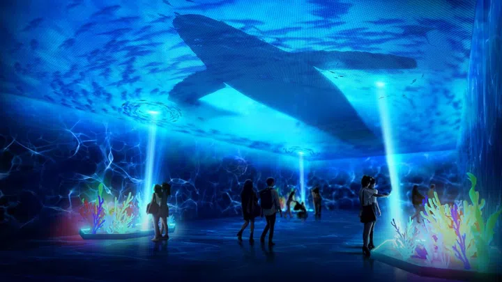 Lightwave: Turning the Tide, presented by Alibaba Cloud. Photo: i Light Singapore 