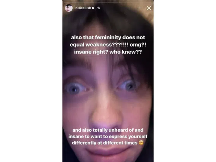 Billie Eilish Calls Out ‘Women Hating Weirdos' Accusing Her Of ‘Selling Out’ By Dressing Feminine