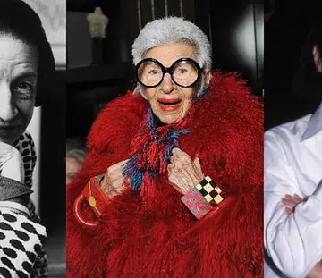 Diana Vreeland, Iris Apfel, Rei Kawakubo