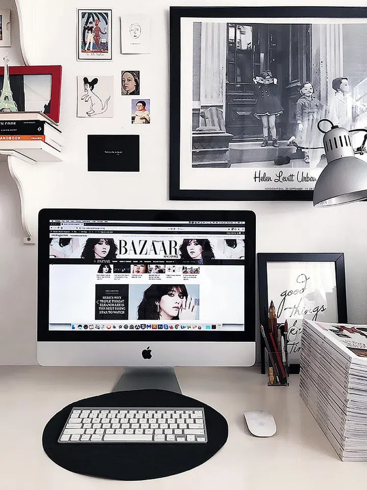 Working from home can be challenging—I find it helpful to surround myself with artworks that calms and inspires me.