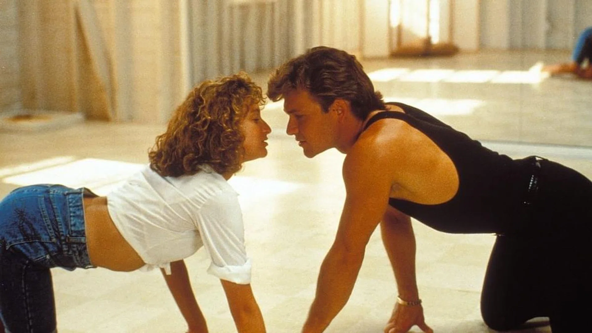Patrick Swayze and Jennifer Grey in the movie "Dirty dancing" by Emile Ardolino. (Photo: Getty Images)