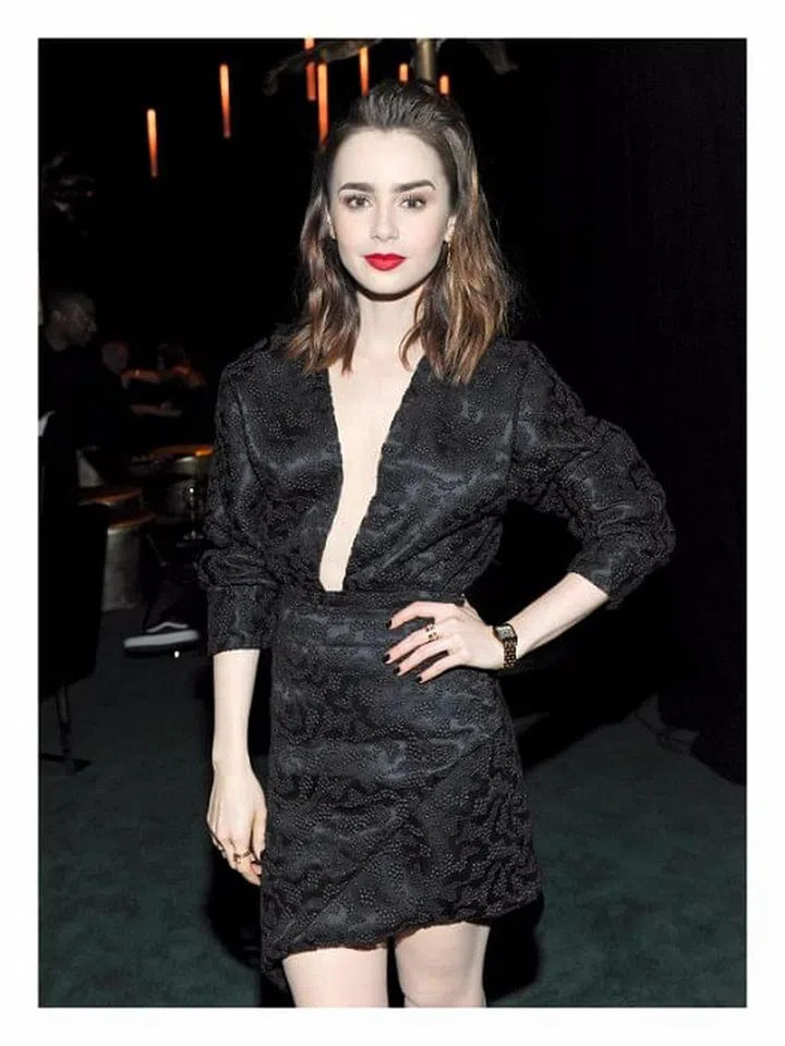The fresh faced model and actress wore Markarian for the occasion