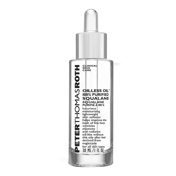 Peter Thomas Roth Oilless Oil 100 Percent Purified Squalene, $68 for 30ml from Sephora