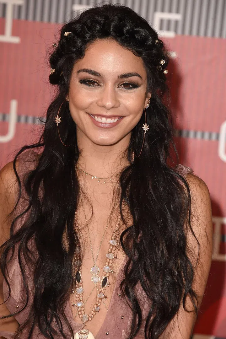 Clip tiny, delicate flowers into a crown braid to take the boho vibe to the next level.