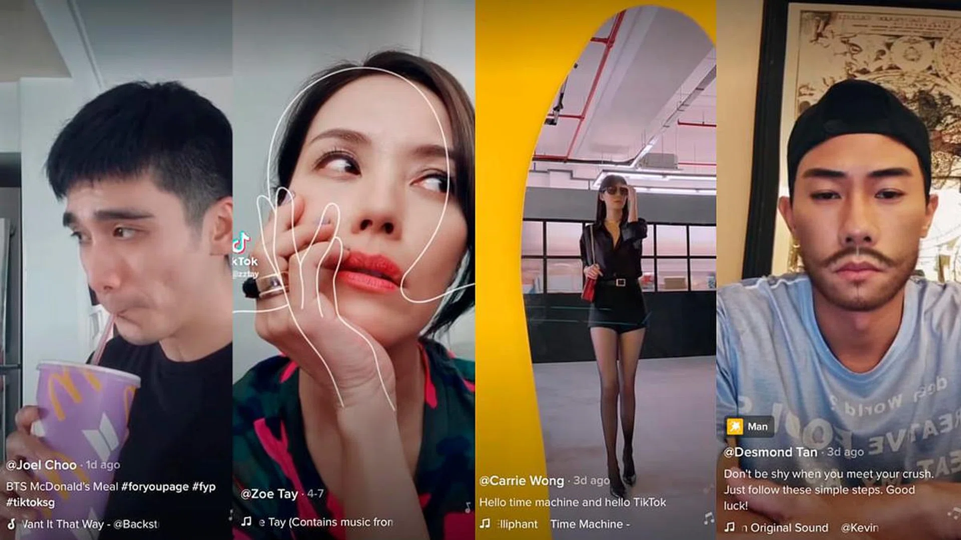 Singaporean Celebrities on Tiktok