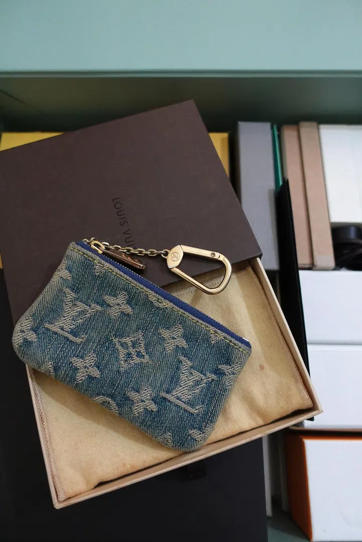  Louis Vuitton’s 2007 Pochette Cles Denim coin pouch (Photo: Hiro Ye)