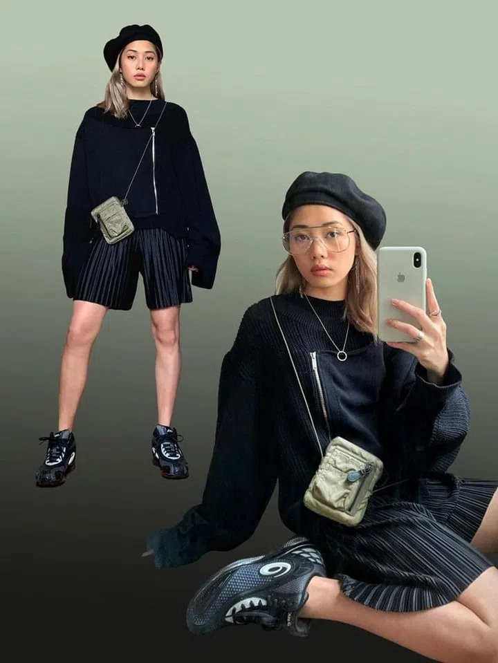 "I had initially planned a trip to Tokyo prior to the COVID-19 situation and unfortunately, that couldn’t happen. This look would be one of the outfits I’d wear if we weren't in quarantine!"