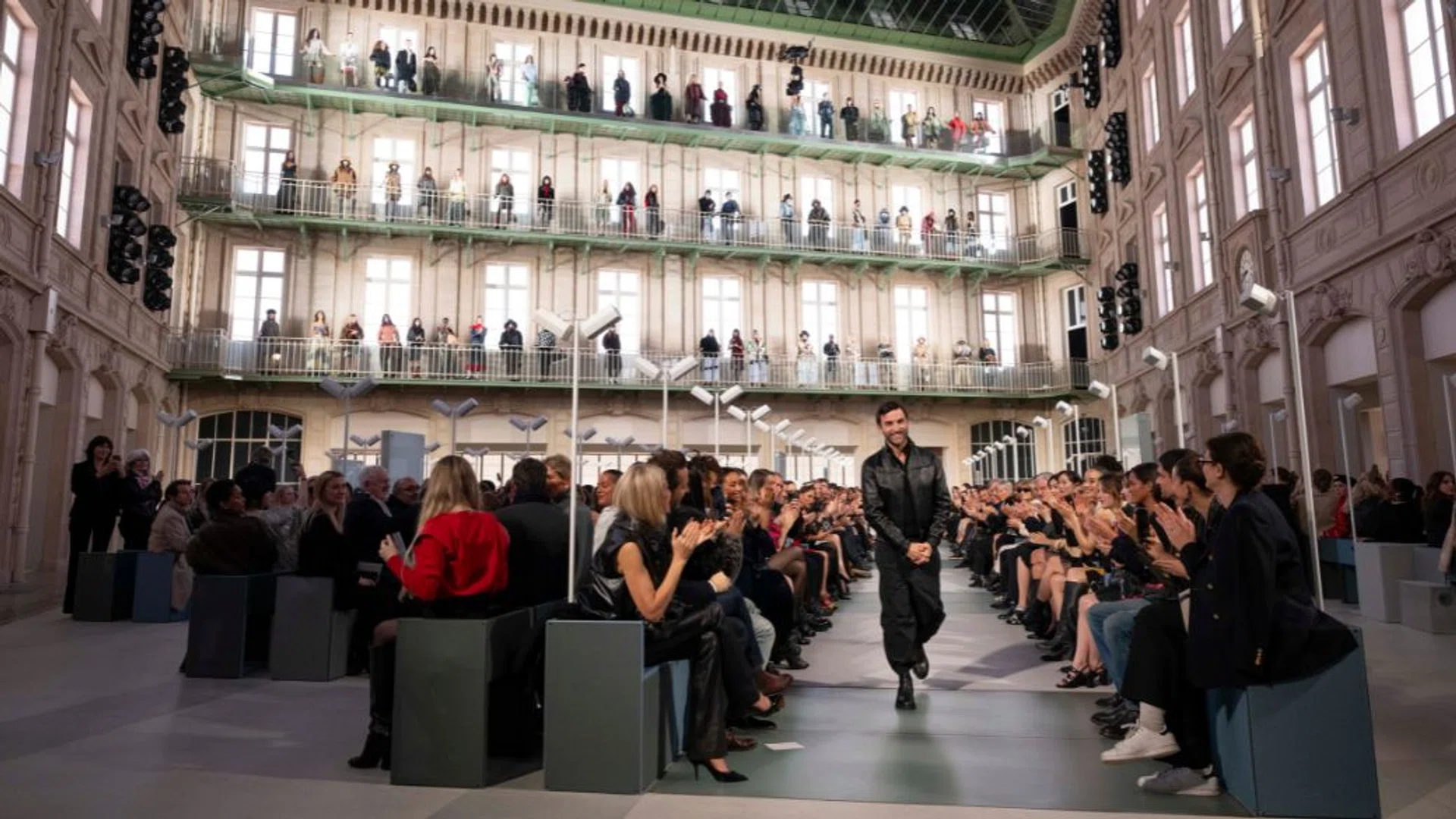 The finale of Louis Vuitton fall/winter 2025 show at L’Étoile du Nord