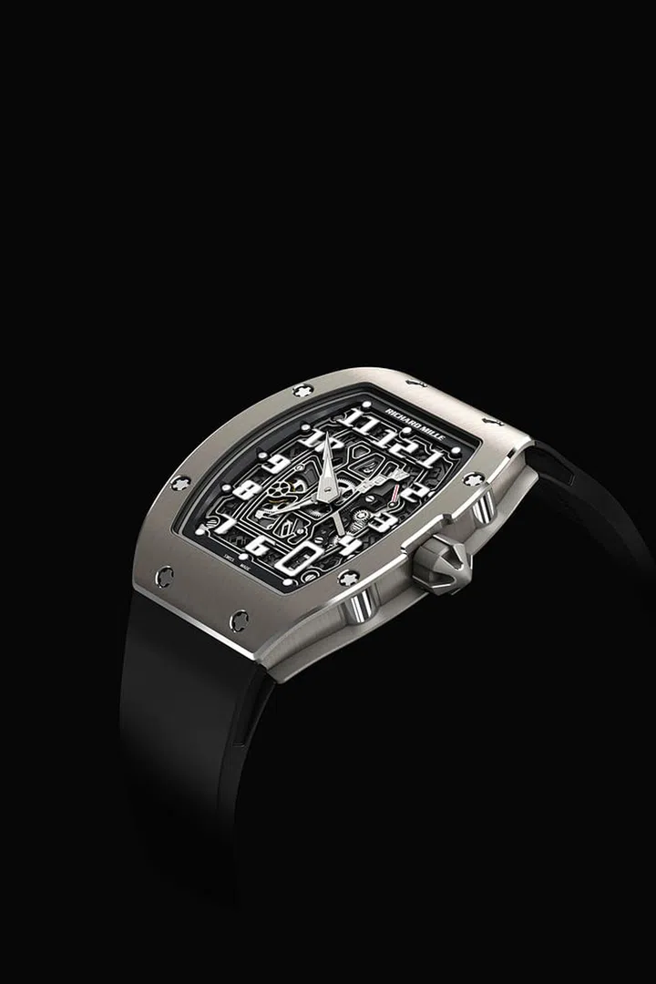 The RM67-01 Extra Flat’s case requires over 215 separate machining operations