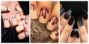 Halloween nail art
