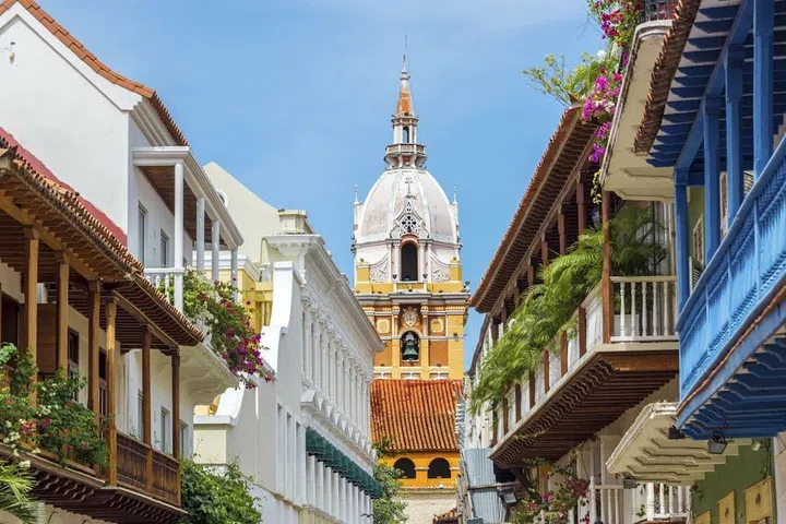Cartagena, a city on Colombia's Caribbean coast, is a World Heritage Site that is famous for its colourful colonial architecture .
