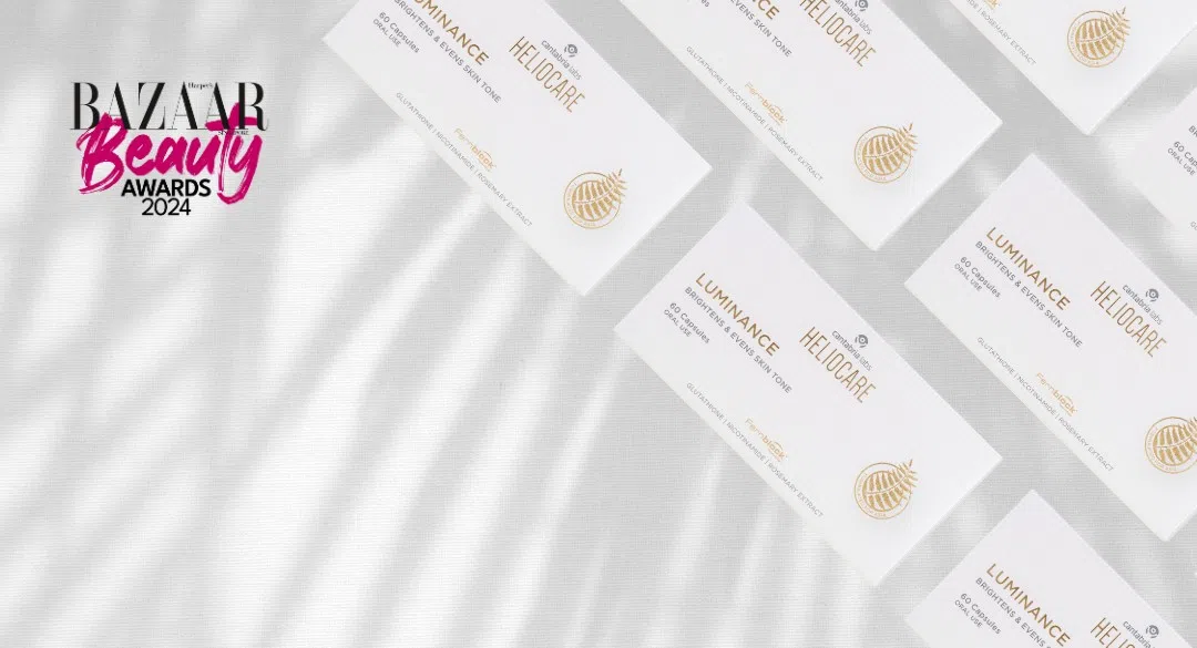 Beauty Awards 2024: Best Brightening Oral Supplement - Heliocare Luminance  | Harper's Bazaar Singapore