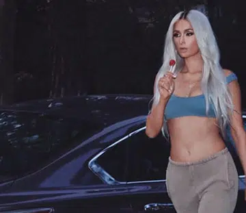 paris hilton yeezy season 6