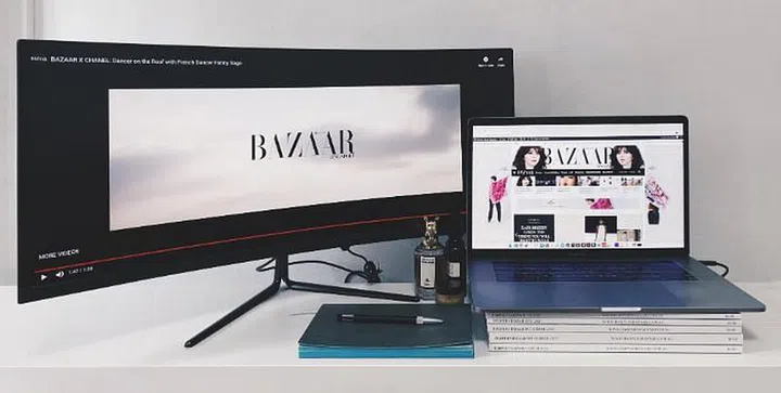 I'm a creature of comfort, so my WFH set up is designed to make staring at my screen for long hours less strenuous for my eyes and back. 