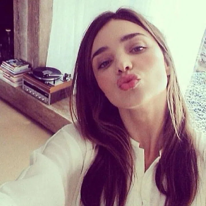 Never angle up, do like Miranda Kerr and angle your phone down for the most flattering photo.