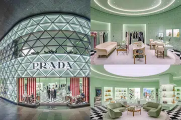 Prada ION Orchard boutique mens womens prada caffe