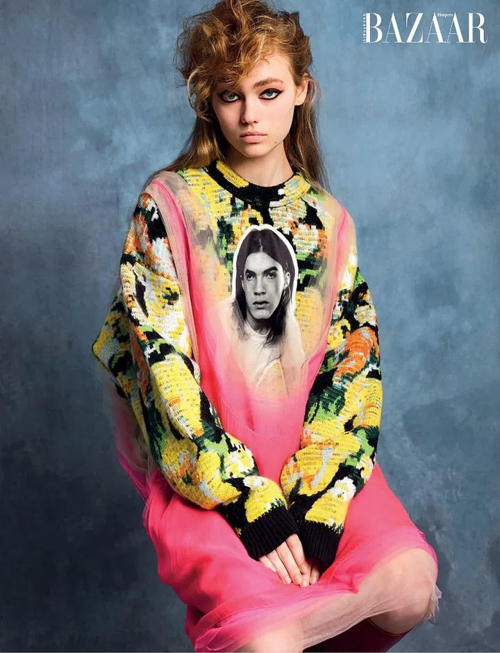 Dress; jumper, Louis Vuitton.

Photo: Stefan Khoo